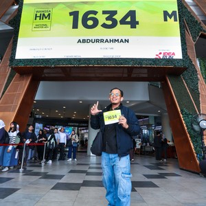 Race photo from BOGORUN 2026