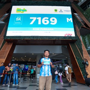 Race photo from BOGORUN 2026