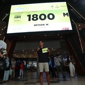 Race photo from BOGORUN 2026
