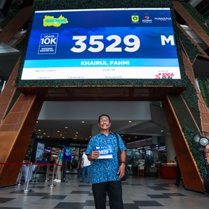 Race photo from BOGORUN 2026