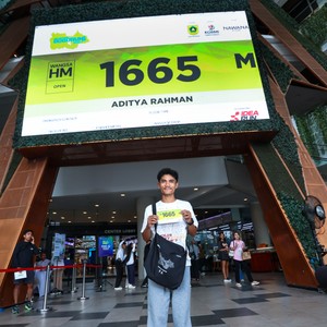 Race photo from BOGORUN 2026