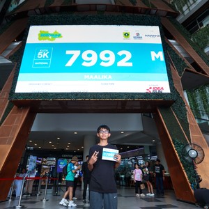 Race photo from BOGORUN 2026