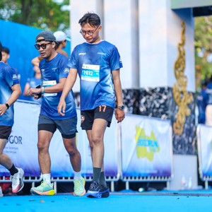 Race photo from BOGORUN 2026