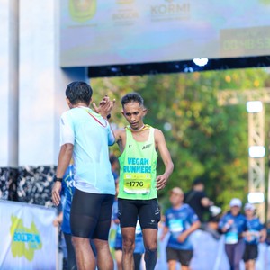 Race photo from BOGORUN 2026