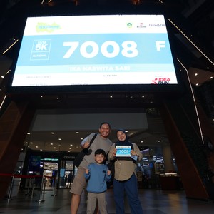 Race photo from BOGORUN 2026