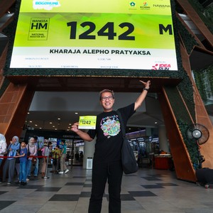 Race photo from BOGORUN 2026