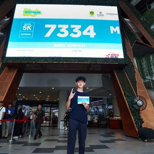 Race photo from BOGORUN 2026