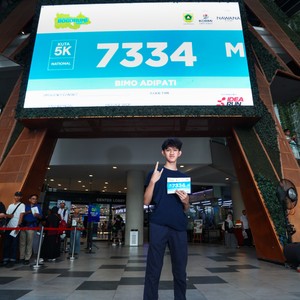 Race photo from BOGORUN 2026