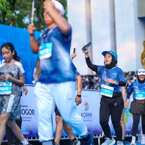 Race photo from BOGORUN 2026
