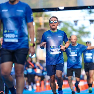 Race photo from BOGORUN 2026
