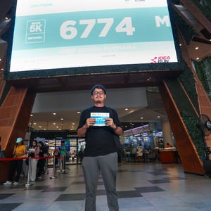 Race photo from BOGORUN 2026