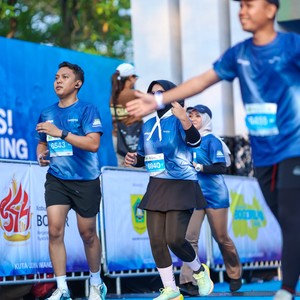 Race photo from BOGORUN 2026