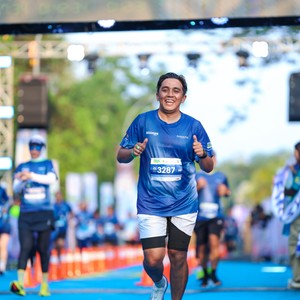 Race photo from BOGORUN 2026