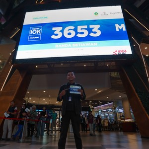 Race photo from BOGORUN 2026