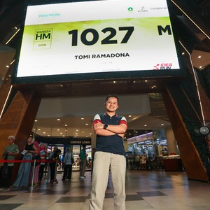Race photo from BOGORUN 2026
