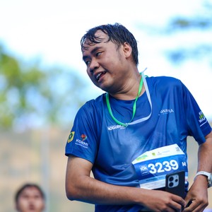 Race photo from BOGORUN 2026