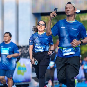 Race photo from BOGORUN 2026