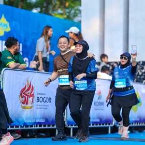 Race photo from BOGORUN 2026