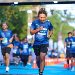 Race photo from BOGORUN 2026