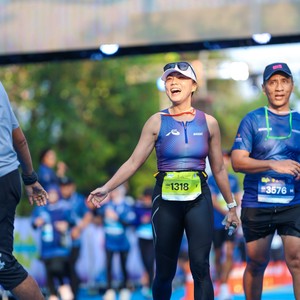 Race photo from BOGORUN 2026