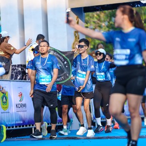 Race photo from BOGORUN 2026