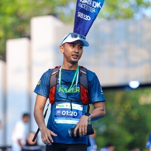 Race photo from BOGORUN 2026