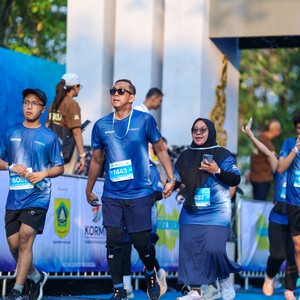 Race photo from BOGORUN 2026