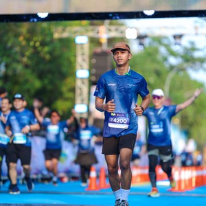 Race photo from BOGORUN 2026