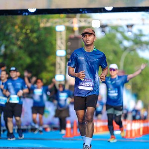 Race photo from BOGORUN 2026