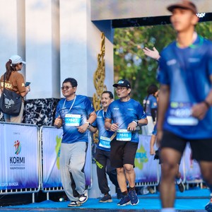 Race photo from BOGORUN 2026