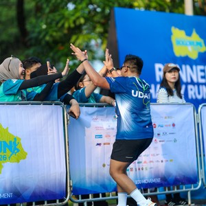 Race photo from BOGORUN 2026