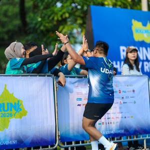 Race photo from BOGORUN 2026