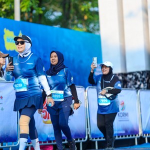 Race photo from BOGORUN 2026