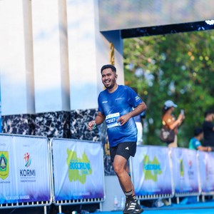 Race photo from BOGORUN 2026