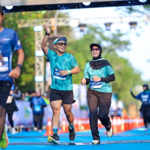 Race photo from BOGORUN 2026