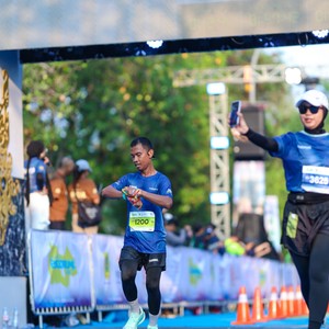 Race photo from BOGORUN 2026