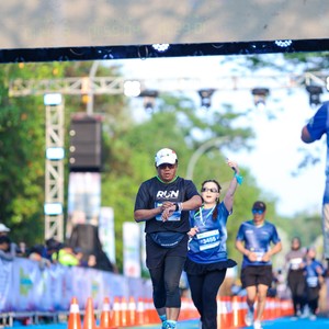 Race photo from BOGORUN 2026