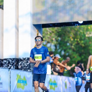 Race photo from BOGORUN 2026