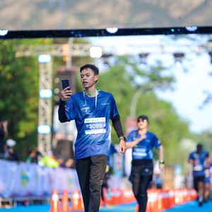 Race photo from BOGORUN 2026