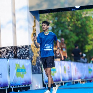 Race photo from BOGORUN 2026