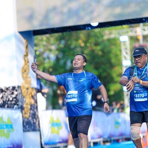 Race photo from BOGORUN 2026