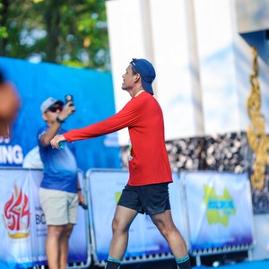 Race photo from BOGORUN 2026