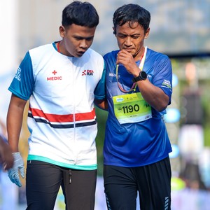 Race photo from BOGORUN 2026
