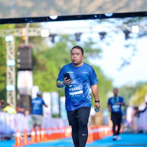Race photo from BOGORUN 2026