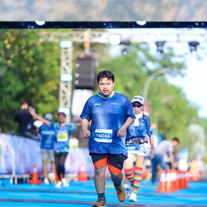 Race photo from BOGORUN 2026