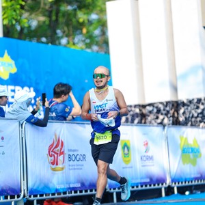 Race photo from BOGORUN 2026