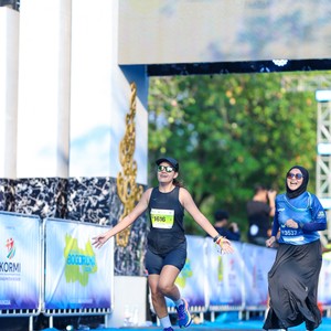 Race photo from BOGORUN 2026