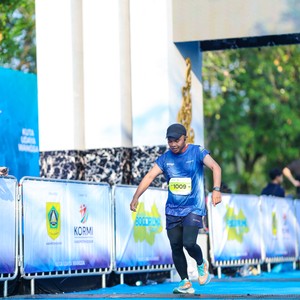 Race photo from BOGORUN 2026