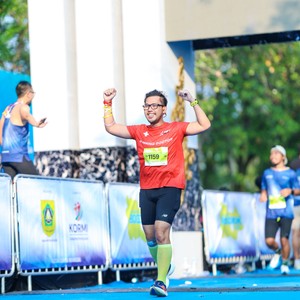 Race photo from BOGORUN 2026