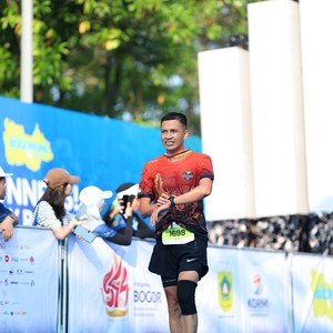 Race photo from BOGORUN 2026